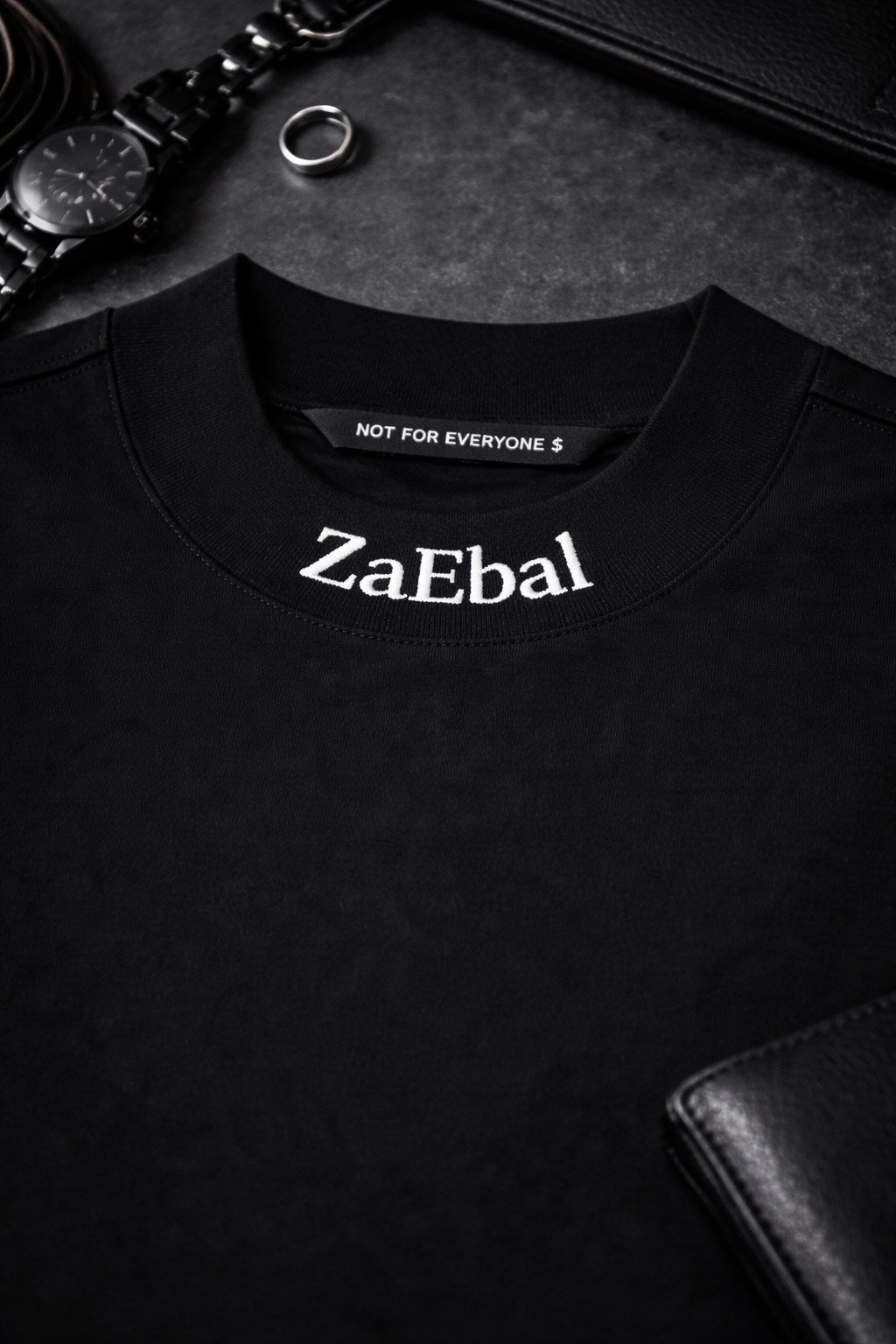ZaEbal black oversize t-shirt